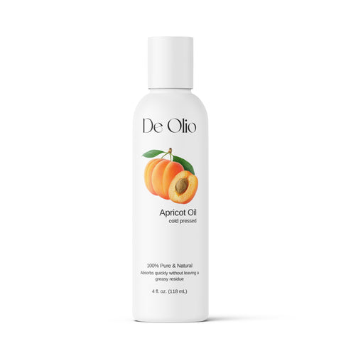 De Olio | Apricot Kernel Oil | 100 Pure & Natural | Cold Pressed | Carrier Oil for Massage, Aromatherapy and Skin |